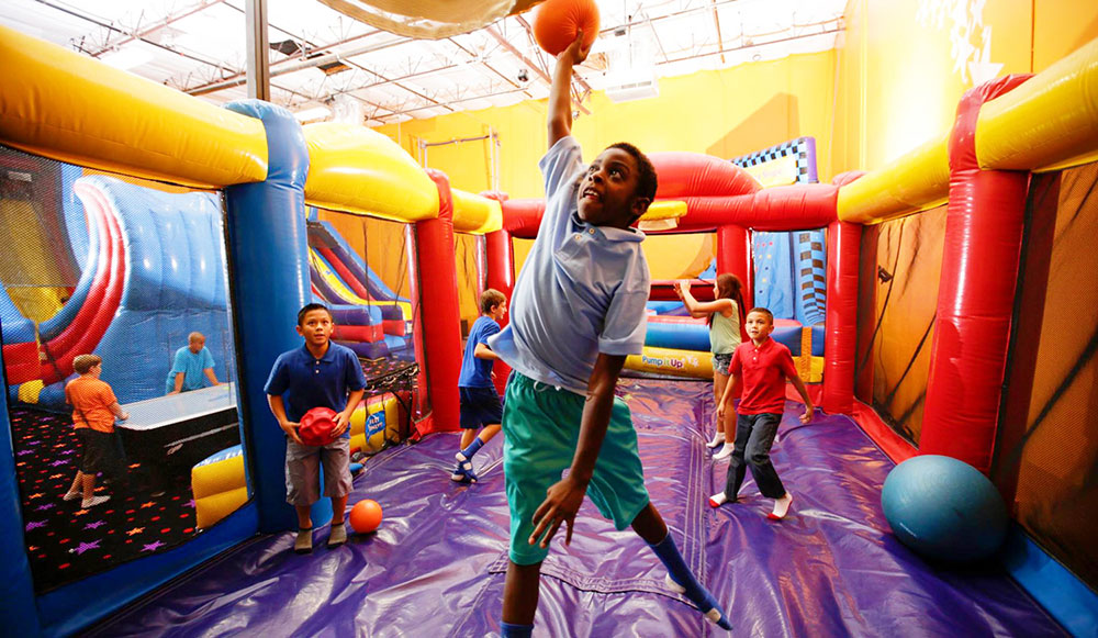 Indoor Bounce and Play at Pump It Up in Tempe, Arizona